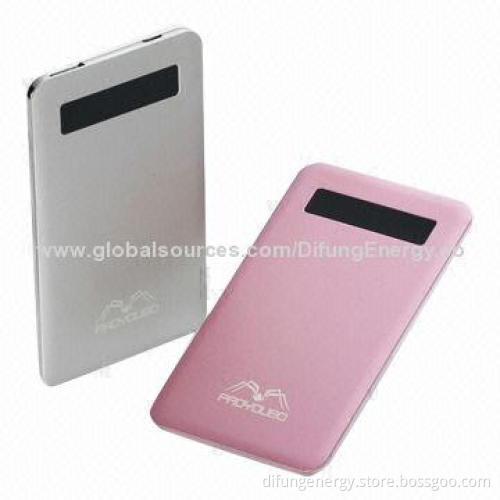 Ultra-thin power bank with 4,200mAh high capacity